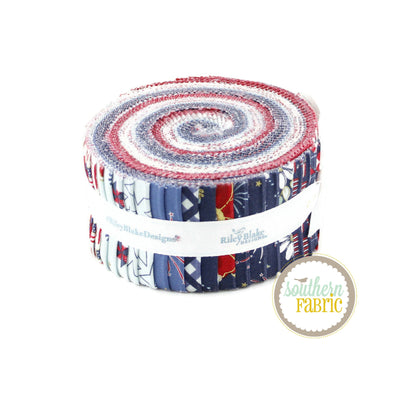 Sweet Freedom Jelly Roll (40 pcs) by Beverly McCullough for Riley Blake (RP-14410-40)