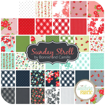 Sunday Stroll Charm Pack (42 pcs) by Bonnie and Camille for Moda