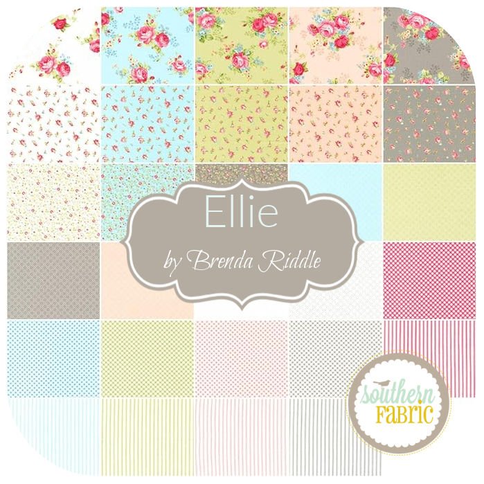 Ellie Layer Cake (42 pcs) by Brenda Riddle for Moda (18760LC)