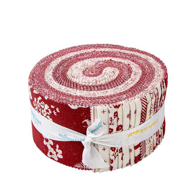 Heirloom Red Jelly Roll (40 pcs) by My Mind's Eye for Riley Blake (RP-14340-40)