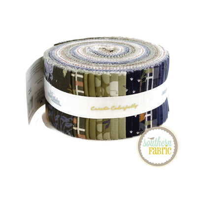 Cretaceous Jelly Roll (40 pcs) by Amanda Niederhauser for Riley Blake (RP-14100-40)