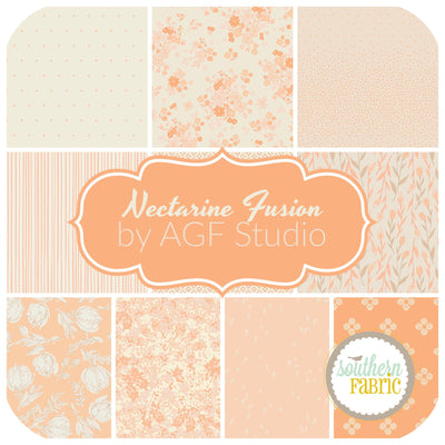Nectarine Fusion Fat Quarter Bundle (10 pcs) by AGF Studio for Art Gallery