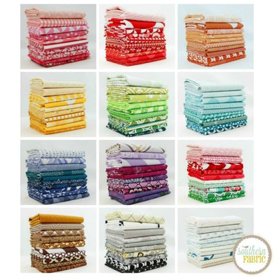 Complete Colors Fat Quarter Bundle (120 pcs) by Mixed Designers for Southern Fabric (CC.FQ)