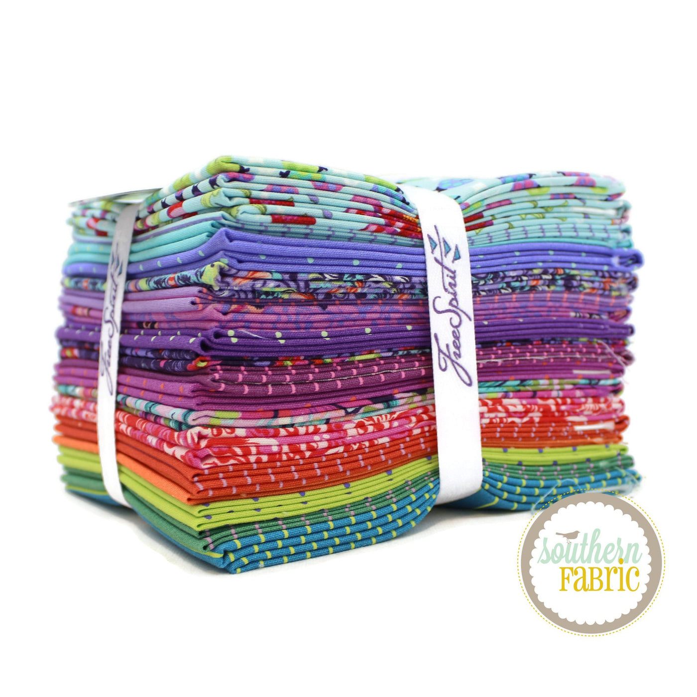 Tiny Beasts - Glimmer Fat Quarter Bundle (19 pcs) by Tula Pink for Free Spirit