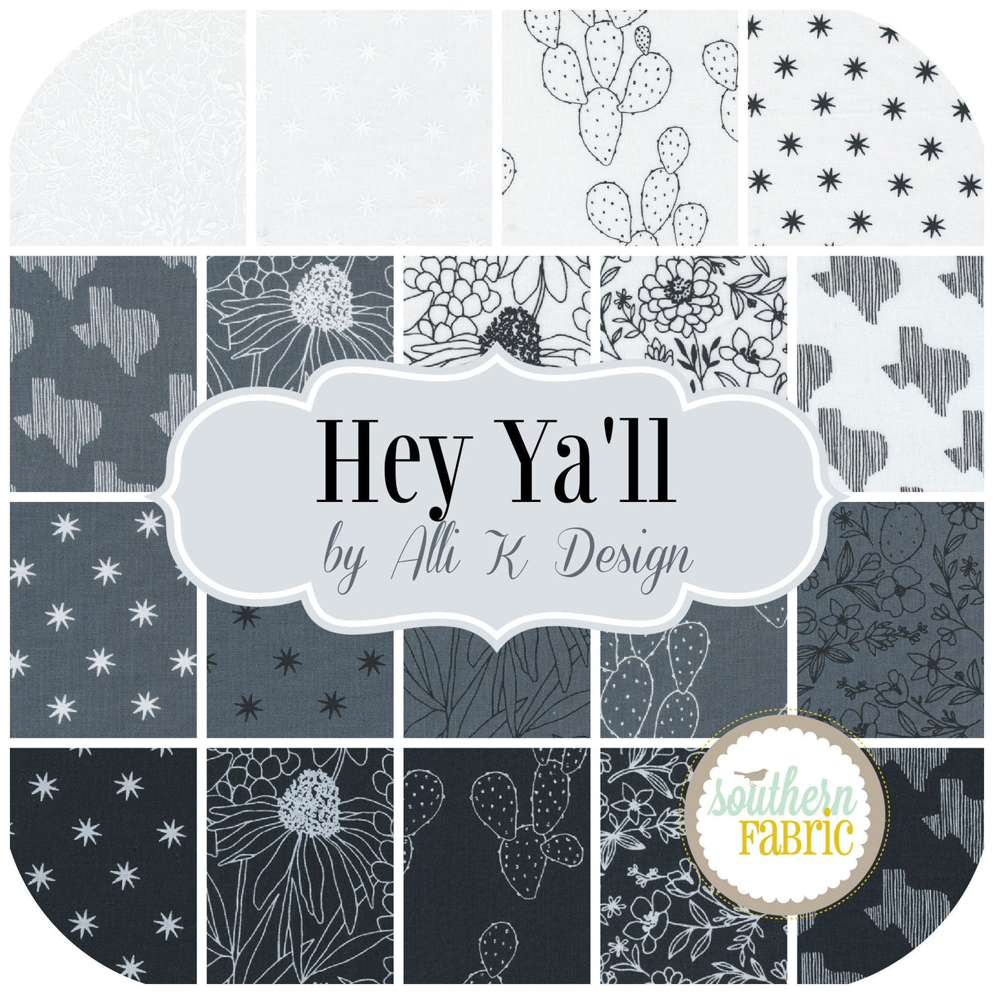 Hey Yall Layer Cake (42 pcs) by Alli K Design for Moda (11510LC)