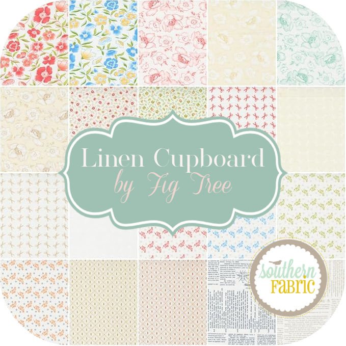 Linen Cupboard Layer Cake (42 pcs) by Fig Tree for Moda (20480LC)