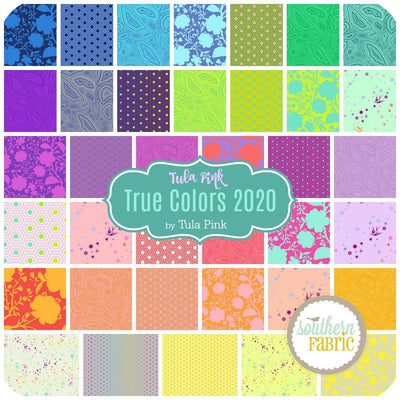 True Colors 2020 Fat Eighth Bundle (40 pcs) by Tula Pink for Free Spirit