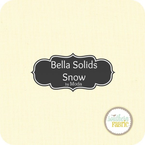Bella Solids Snow - Jelly Roll (9900JR 11) by Moda House Designer for Moda