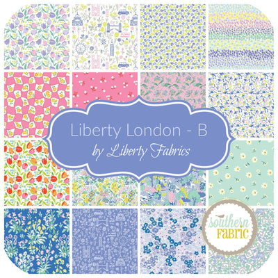 Liberty London - B Jelly Roll (40 pcs) by Liberty Fabrics for Riley Blake (RP-LLONDONPARKSB-40)