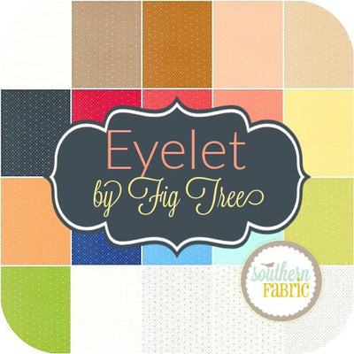 Eyelet Jelly Roll (40 pcs) by Fig Tree for Moda (20488JR)