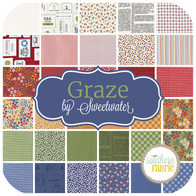 Graze Fat Eighth Bundle (34 pcs) by Sweetwater for Moda (55600F8)