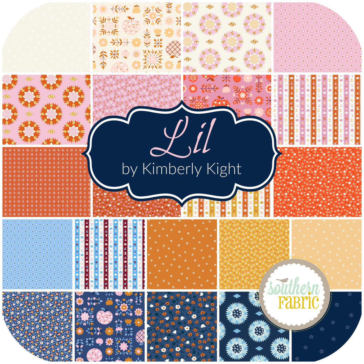 Lil Jelly Roll (40 pcs) by Kimberly Kight for Ruby Star Society + Moda (RS3053JR)