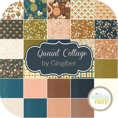 Quaint Cottage Layer Cake (42 pcs) by Gingiber for Moda (48370LC)