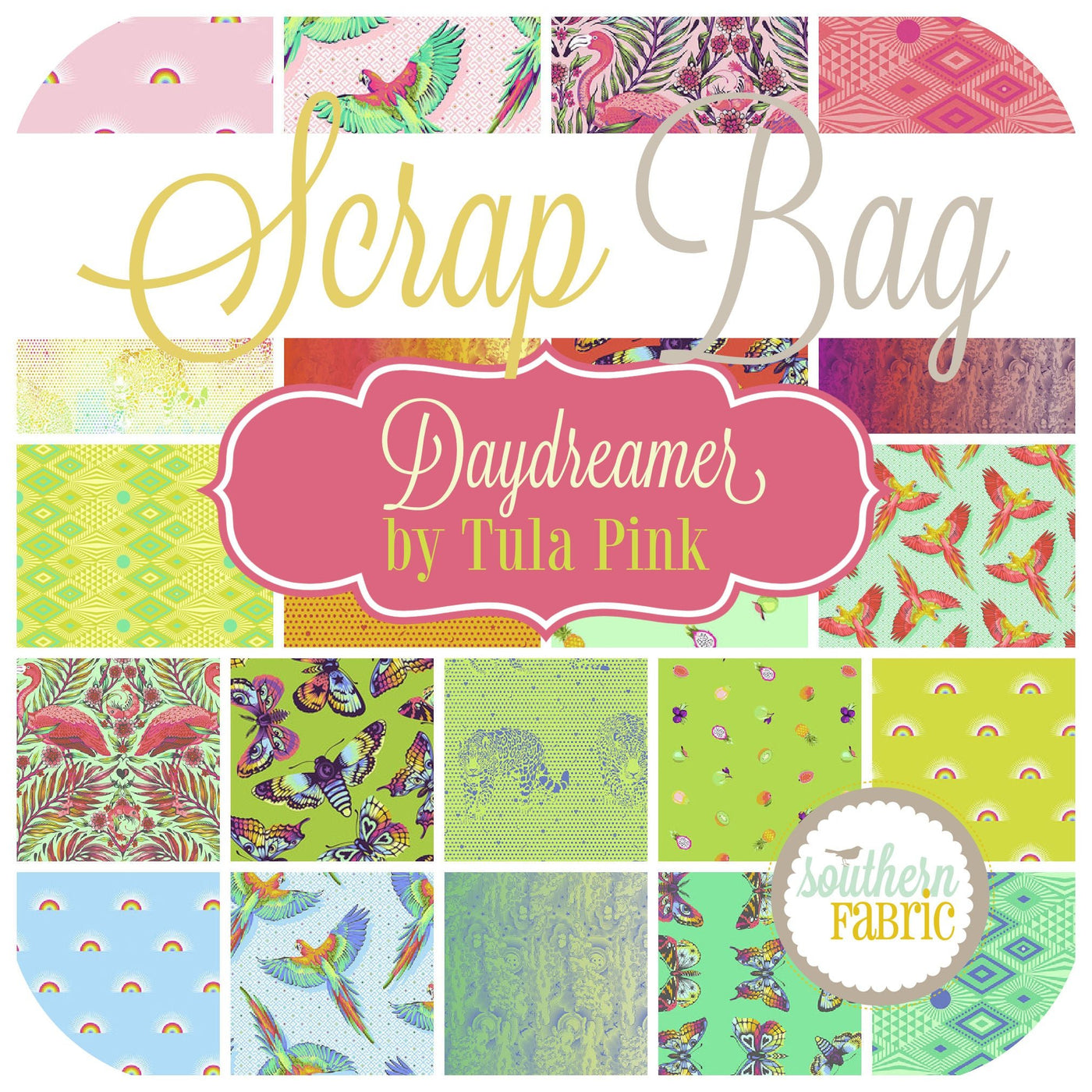 Daydreamer Scrap Bag (approx 2 yards) by Tula Pink for Free Spirit