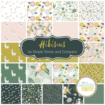 Hibiscus Fat Eighth Bundle (20 pcs) by Simple Simon for Riley Blake (SSC.HI.F8)
